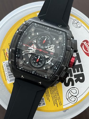 MINI FOCUS 0399G Jam Tangan Pria Outdoor Waterproof Luminous Original photo review