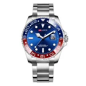 305 Red with Blue Bezel